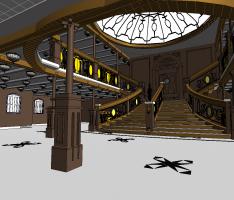 Titanic Grand Staircase Rough 3