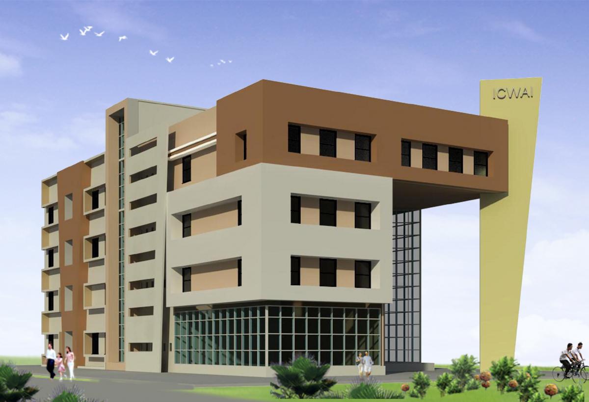 institutional building at belapur, mumbai, india