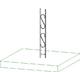 wrought iron column 96x12