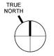 North Arrow Symbol With True North