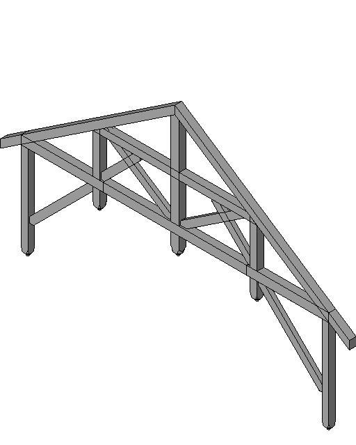 parametric timber truss