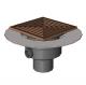 SIOUX CHIEF - HaloDrain™ AdjustableFloorDrain, DeckFlange, Square