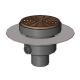 SIOUX CHIEF - FinishLineHaloDrain™ AdjustableFloorDrain, DeckFlange, Round