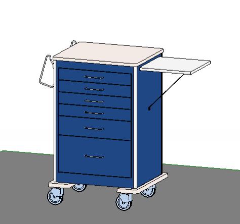 Medical Bedside Cart