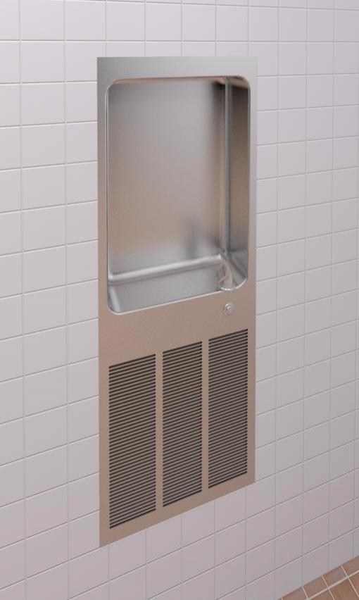 Fully Recessed Water Cooler Drinking Fountain