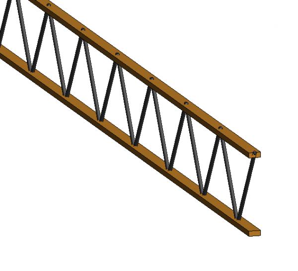 Truss with parametric length