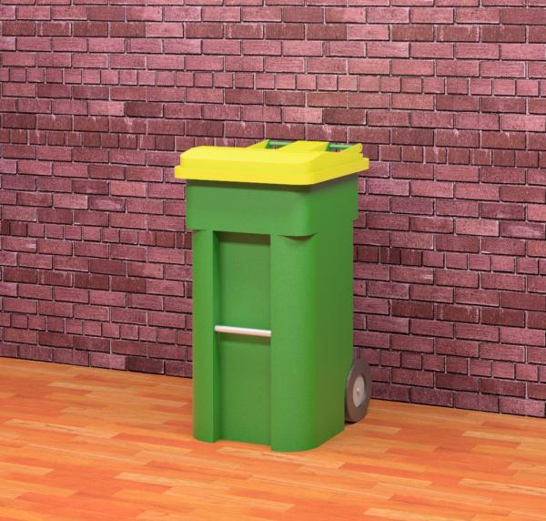 64 gallon Trash Can, Trash Bin