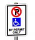 Handicap/Disabled Parking Sign