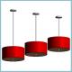 Zaragoza Red Small Pendant Light