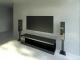 Monolithic TV console table
