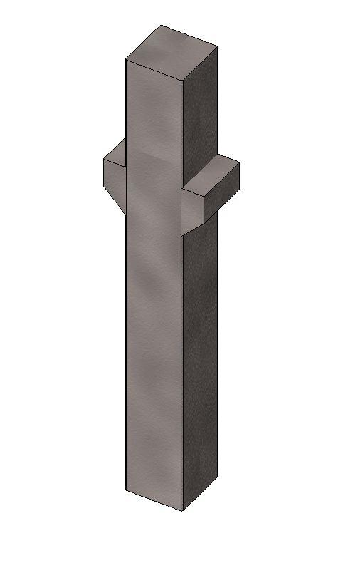 Precast Column with Corbel on Two Sides