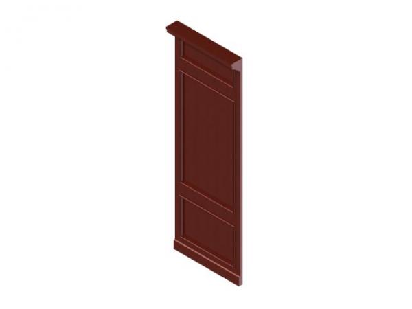 32x96 mahogany wall panel