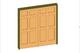 Int-DblPocket-6 Panel-Colonial Reg Casing Door