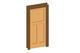 Int-Pocket-3 Panel-Craftsman Casing Door