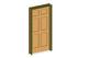 Int-Single-6 Panel-Colonial Reg Casing Door