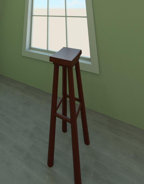 Rectangular Barstool