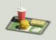 Fast food tray with food (Part 1/3)