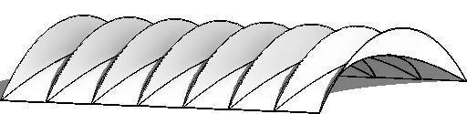 parametric arched roof