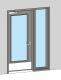 Parametric Service Door - Single w/ Sidelite