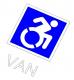 Handicap Dynamic Parking Stall Stencil