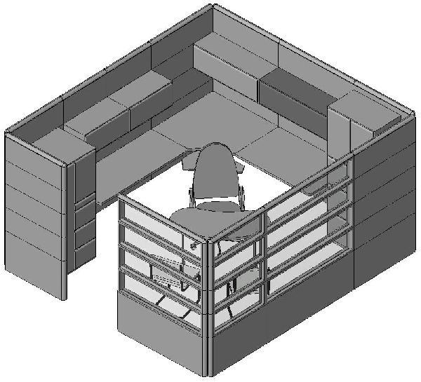 Office Modular Furniture - Wall Panel 1