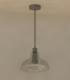 Lucera Brushed Nickel & Glass Kitchen Pendant Light LL-P431-LED-BN