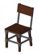 Rustic Industrial Dining Side Chair