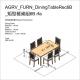 GRV_FURN_DiningTableRec6B_矩型餐桌組6B