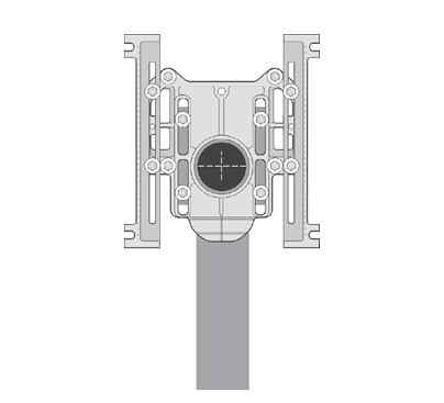 MIFAB® MC-13D-HS - DOUBLE VERTICAL ADJUSTABLE HUB AND SPIGOT WATER CLOSET CARRIE