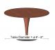 Wood Bar Table Round