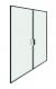 Double door - Curtain wall - Glass with aluminium frame