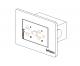 2 gang outlet - tv outlet - ethernet outlet