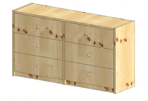 IKEA Rast 6 Drawer Dresser