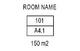 ROOM TAG W/ SPACE FOR ENLGD PLAN CALLOUT