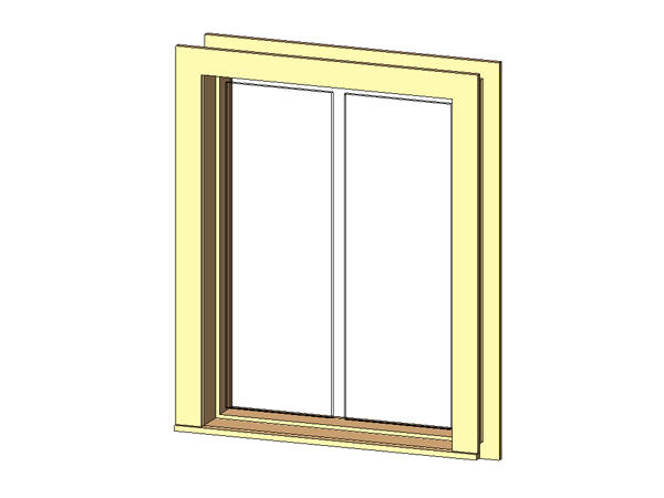 Fixed window w/ two panes