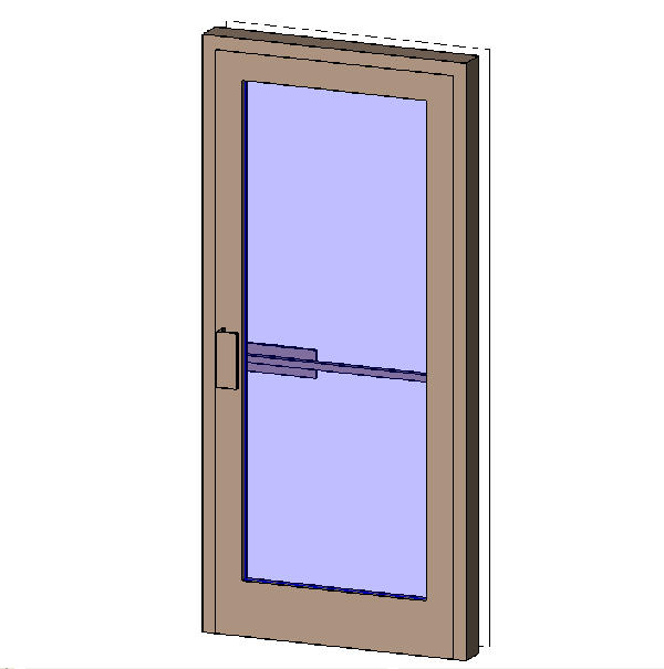 Single Interior Aluminum Door