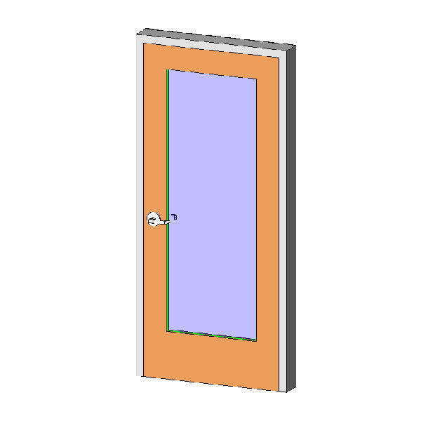 HM Frame Door - Interior Single with Lite