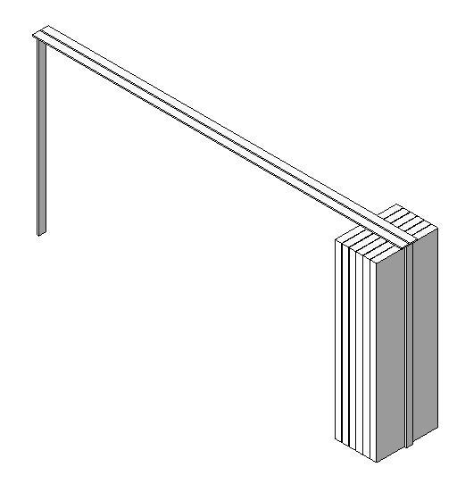 Folding Partition - Paired Panels