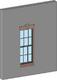 Single Hung Aluminum Window at Brick