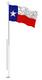 Flag Pole With Texas Flag