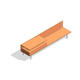 COALESSE_Denizen - Bench w/Shelf & Drawer (Left)