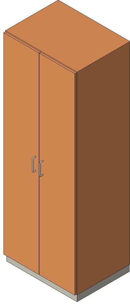 Steelcase Nurture - Folio - Storage Cabinet 84''H - Double Door and Five Shelf
